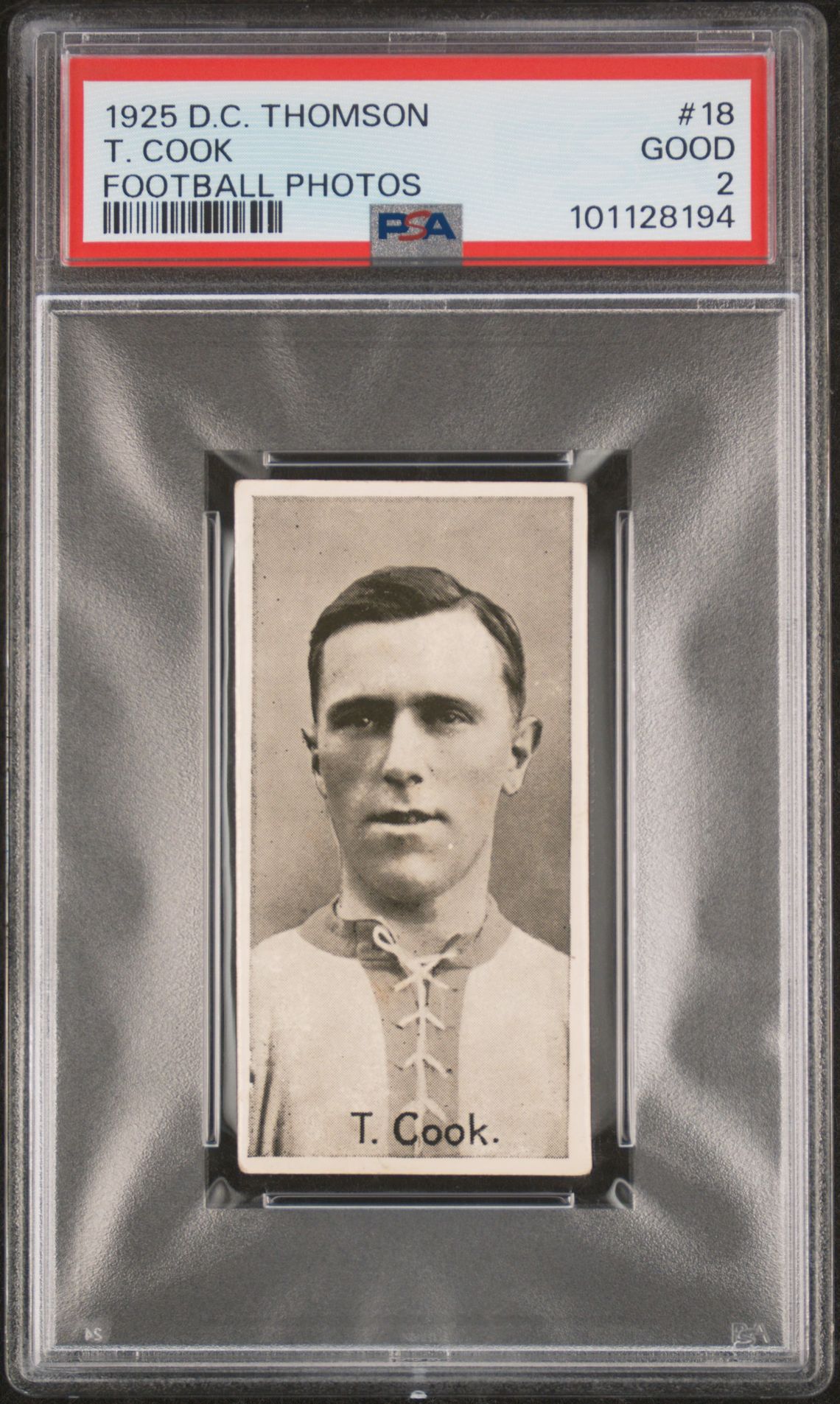 Thomson (D.C.) - 'Football Photos' (c1925) - T. Cook (Brighton) **PSA2** Thomson (D.C.) - 'Football Photos' (c1925) - T. Cook (Brighton) **PSA2**