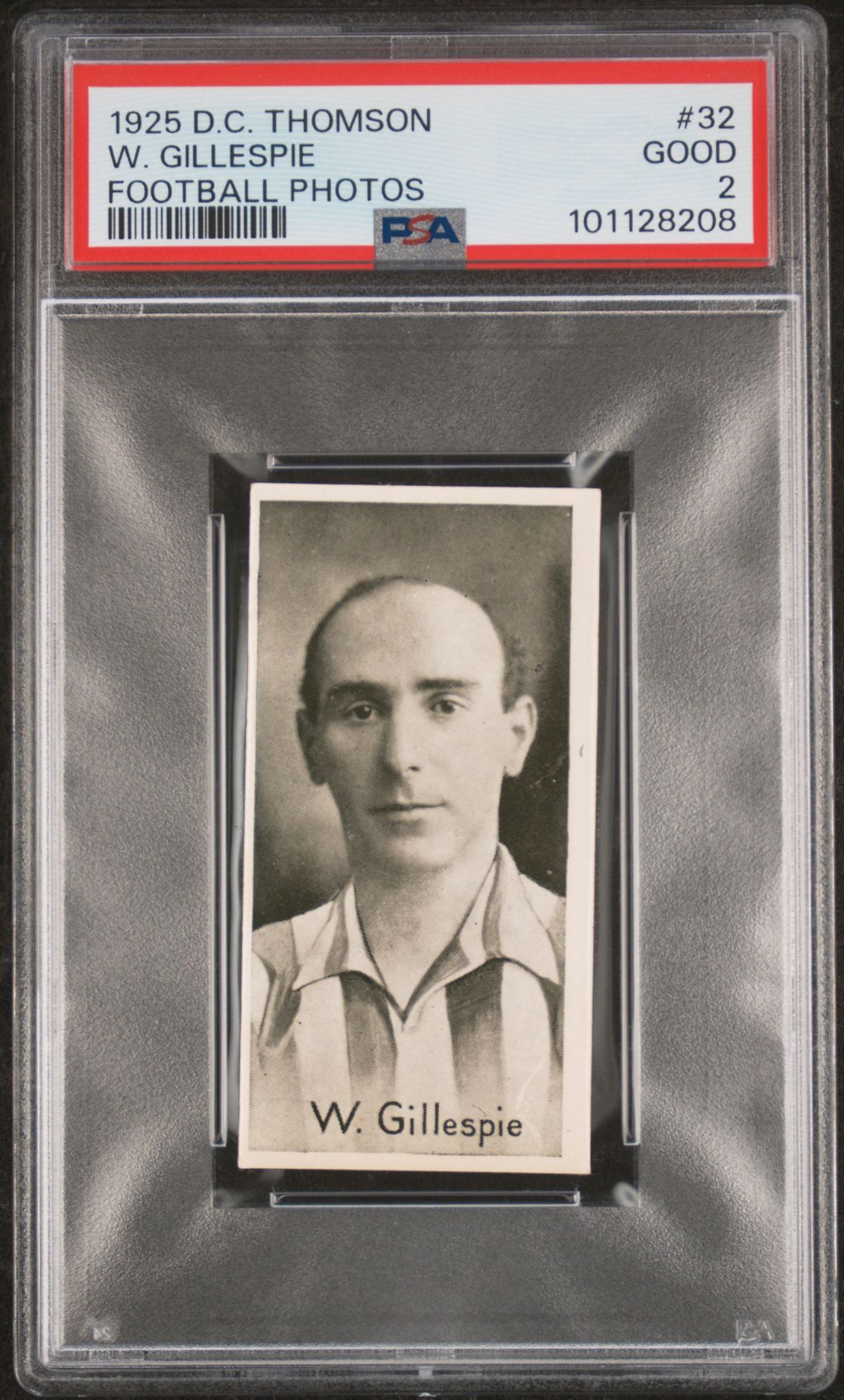 Thomson (D.C.) - 'Football Photos' (c1925) - Wm. Gillespie (Sheffield Utd) **PSA2** Thomson (D.C.) - 'Football Photos' (c1925) - Wm. Gillespie (Sheffield Utd) **PSA2**
