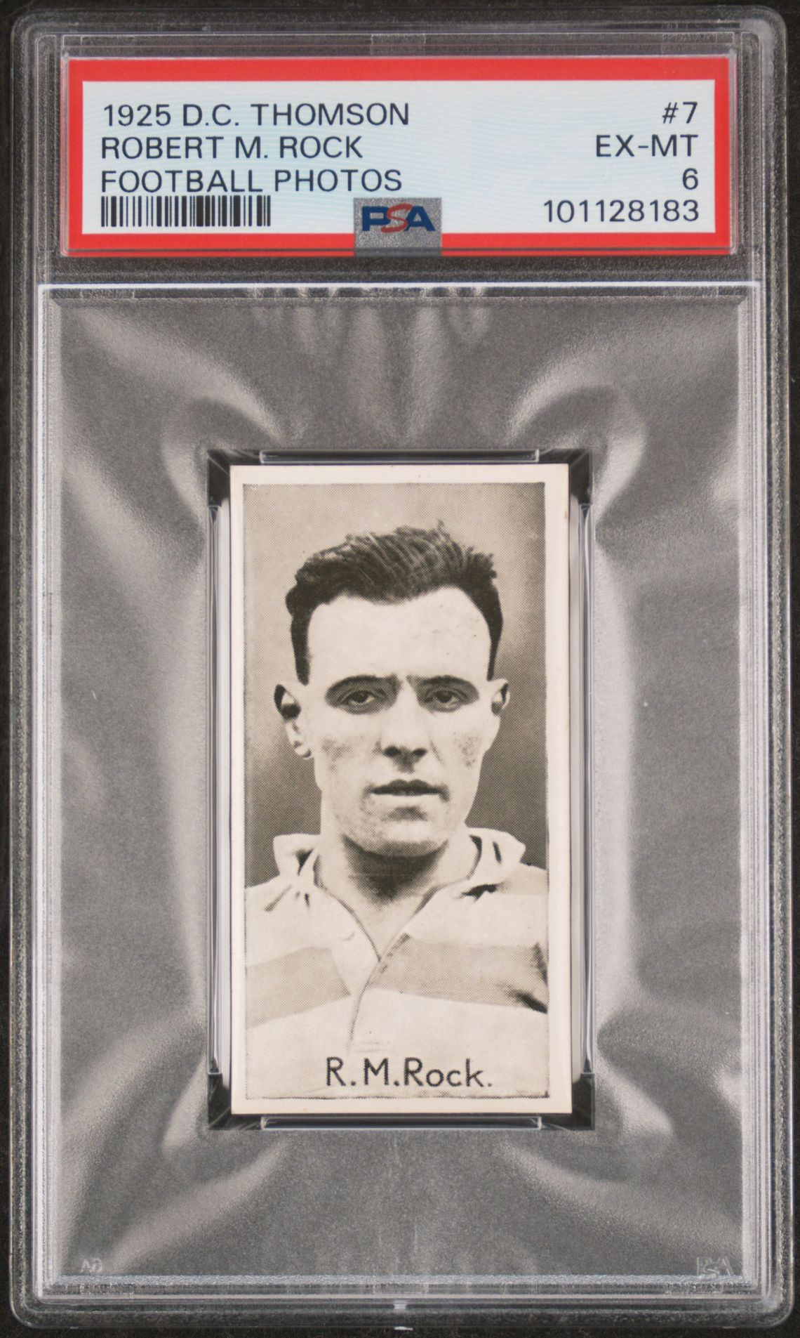 Thomson (D.C.) - 'Football Photos' (c1925) - Robert Rock (Kilmarnock) **PSA6** Thomson (D.C.) - 'Football Photos' (c1925) - Robert Rock (Kilmarnock) **PSA6**