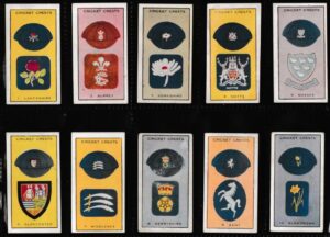 Thomson (D.C.) - 'Q Prize Cards Cricket Crests' - (1929) - Complete Set