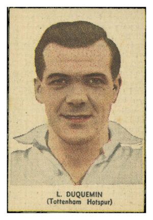 Thomson (D.C.) - 'Famous Footballers (Rover)' (1953-56) - L. Duquemin (Tottenham Hotspur)