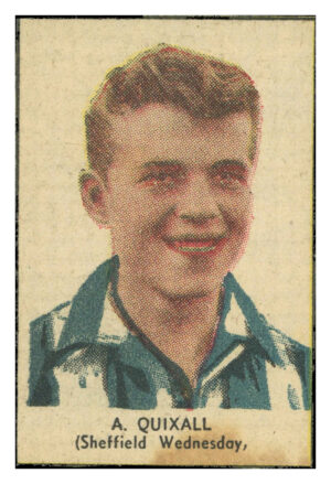 Thomson (D.C.) - 'Famous Footballers (Rover)' (1953-56) - A. Quixall (Sheffield Wednesday) Thomson (D.C.) - 'Famous Footballers (Rover)' (1953-56) - A. Quixall (Sheffield Wednesday)