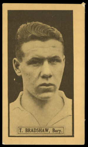 D.C. Thomson/Rover - 'This Years Top-Form Footballers' (1927) - T. Bradshaw (Bury) D.C. Thomson/Rover - 'This Years Top-Form Footballers' (1927) - T. Bradshaw (Bury)