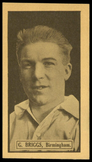 D.C. Thomson/Rover - 'This Years Top-Form Footballers' (1927) - G. Briggs (Birmingham) D.C. Thomson/Rover - 'This Years Top-Form Footballers' (1927) - G. Briggs (Birmingham)