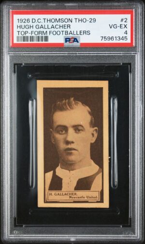 D.C. Thomson/Rover - 'This Years Top-Form Footballers' (1927) - Hugh Gallacher (Newcastle United) **PSA4** D.C. Thomson/Rover - 'This Years Top-Form Footballers' (1927) - Hugh Gallacher (Newcastle United) **PSA4**