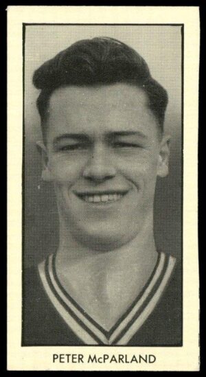 Thomson (D.C.) - 'World Cup Footballers (Adventure)' (1958) - Peter McParland (Aston Villa) Thomson (D.C.) - 'World Cup Footballers (Adventure)' (1958) - Peter McParland (Aston Villa)