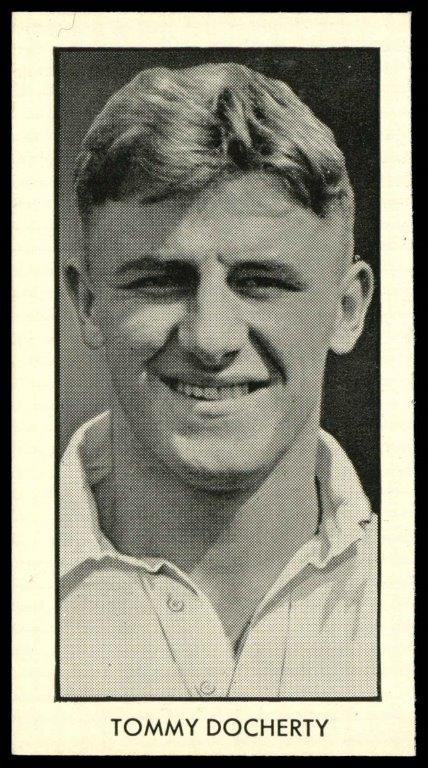 Thomson (D.C.) - 'World Cup Footballers (Adventure)' (1958) - Tommy Docherty (Preston North End) Thomson (D.C.) - 'World Cup Footballers (Adventure)' (1958) - Tommy Docherty (Preston North End)