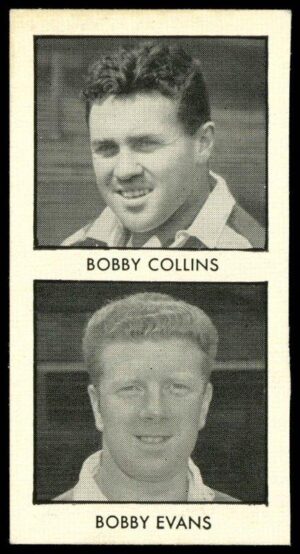 Thomson (D.C.) - 'World Cup Footballers (Hotspur)' (1958) - Bobby Collins & Bobby Evans (Scotland) Thomson (D.C.) - 'World Cup Footballers (Hotspur)' (1958) - Bobby Collins & Bobby Evans (Scotland)