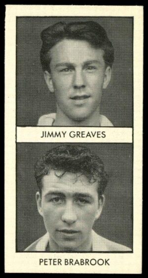Thomson (D.C.) - 'World Cup Footballers (Wizard)' (1958) - Jimmy Greaves & Peter Brabrook (Chelsea)