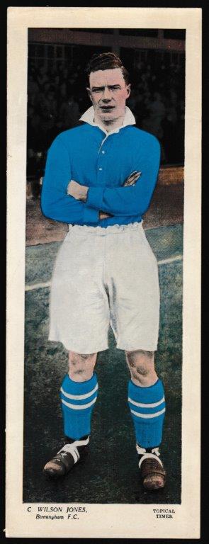 Topical Times - 'Footballers (Large Colour)' (1936) - C. Wilson-Jones (Birmingham)