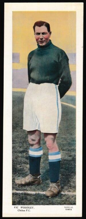 Topical Times - 'Footballers (Large Colour)' (1936) - V. Woodley (Chelsea)