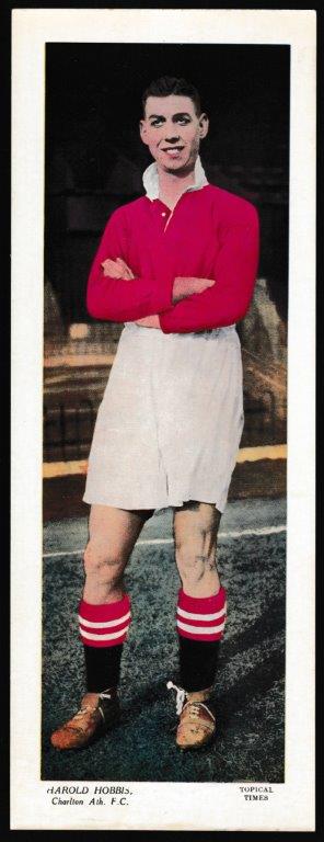 Topical Times - 'Footballers (Large Colour)' (1936) - H. Hobbis (Charlton Athletic)