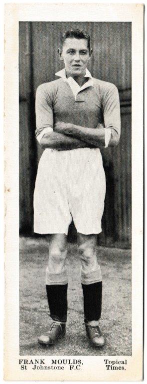 Topical Times - 'Footballers - Scottish (Second 24)' (1938) - Card #18 - Frank Moulds (St. Johnstone)