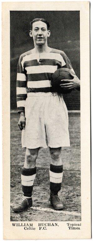 Topical Times - 'Footballers - Scottish (Second 24)' (1938) - Card #3 - William Buchan (Celtic)