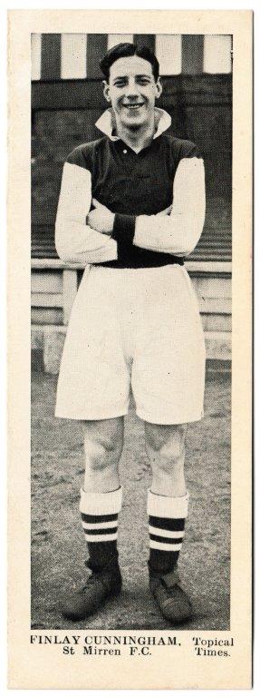 Topical Times - 'Footballers - Scottish (Second 24)' (1938) - Card #6 - Kenneth Dawson (Falkirk)