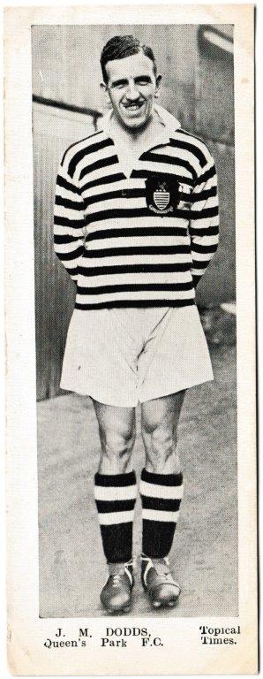 Topical Times - 'Footballers - Scottish (Second 24)' (1938) - Card #9 - J.M. Dodds (Queen's Park)