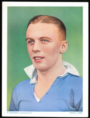 Topical Times - 'Footballers - Coloured' (1934) - R. Davidson (St. Johnstone) Topical Times - 'Footballers - Coloured' (1934) - R. Davidson (St. Johnstone)