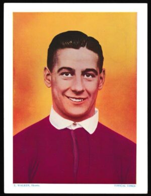 Topical Times - 'Footballers - Coloured' (1934) - T. Walker (Hearts)