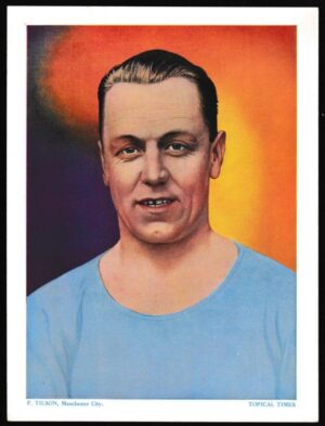 Topical Times - 'Footballers - Coloured' (1934) - F. Tilson (Man City)