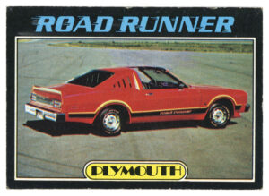 Topps (UK) - 'Autos of 1977 #58 - Plymouth Volare Road Runner (1976)