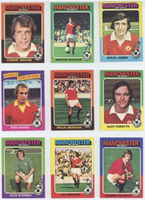 Topps (UK) - 'Manchester United Various 1975' -  (1975)