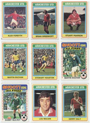Topps (UK) - 'Manchester United Various 1976' -  (1976)