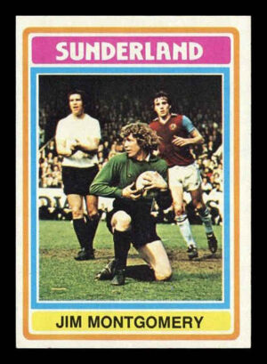 Topps (UK) - 'Footballers (Blue Back 221-330)' (1976) - Jim Montgomery (Sunderland)