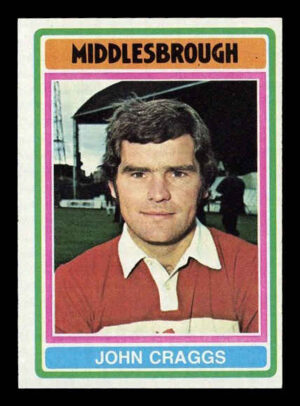 Topps (UK) - 'Footballers (Blue Back 221-330)' (1976) - John Craggs (Middlesbrough)
