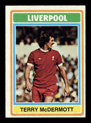 Topps (UK) - 'Footballers (Blue Back 221-330)' (1976) - Terry McDermott (Liverpool)