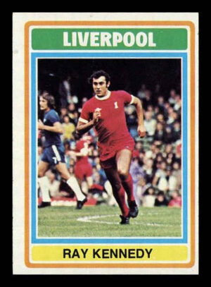 Topps (UK) - 'Footballers (Blue Back 221-330)' (1976) - Ray Kennedy (Liverpool)