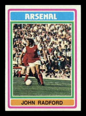 Topps (UK) - 'Footballers (Blue Back 221-330)' (1976) - John Radford (Arsenal)
