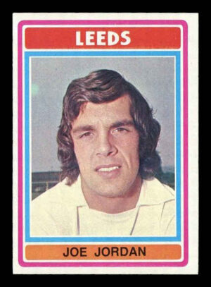 Topps (UK) - 'Footballers (Blue Back 221-330)' (1976) - Joe Jordan (Leeds United)