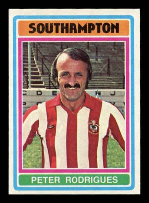 Topps (UK) - 'Footballers (Blue Back 221-330)' (1976) - Peter Rodrigues (Southampton)