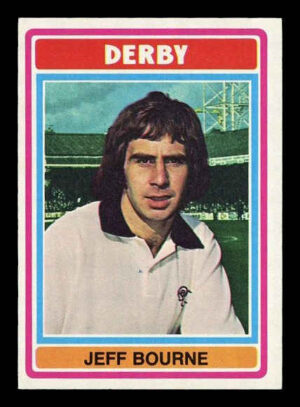 Topps (UK) - 'Footballers (Blue Back 221-330)' (1976) - Geoff Bourne (Derby County)