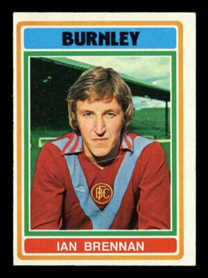 Topps (UK) - 'Footballers (Blue Back 221-330)' (1976) - Ian Brennan (Burnley)