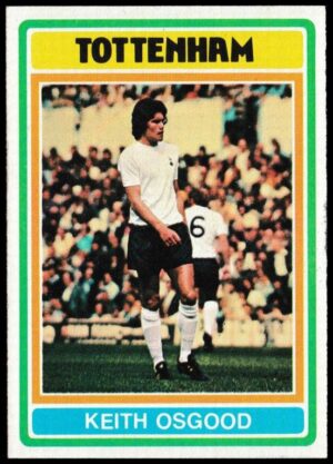 Topps (UK) - 'Footballers (Blue Back 1-110) Card #32 - Keith Osgood (Tottenham Hotspur)