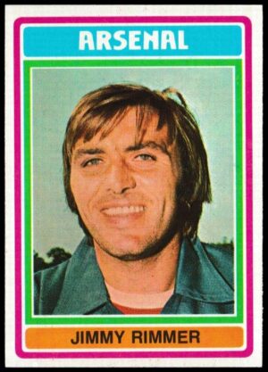 Topps (UK) - 'Footballers (Blue Back 1-110) Card #67 - Jimmy Rimmer (Arsenal)