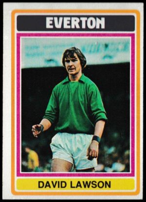 Topps (UK) - 'Footballers (Blue Back 1-110) Card #77 - David Lawson (Everton)