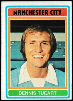 Topps (UK) - 'Footballers (Blue Back 111-220) Card #112 - Dennis Tueart (Manchester City)