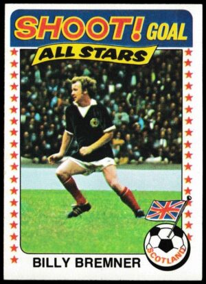 Topps (UK) - 'Footballers (Blue Back 111-220) Card #130 - Billy Bremner (Scotland)