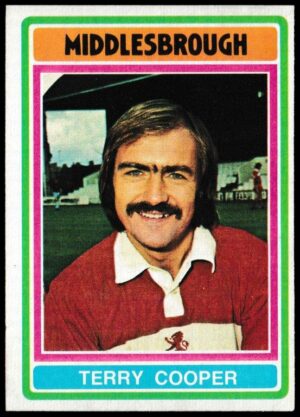 Topps (UK) - 'Footballers (Blue Back 111-220) Card #141 - Terry Cooper (Middlesbrough)
