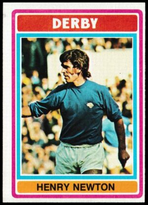 Topps (UK) - 'Footballers (Blue Back 111-220) Card #145 - Hendy Newton (Derby County)