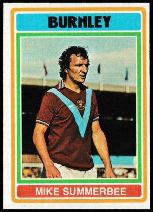 Topps (UK) - 'Footballers (Blue Back 111-220) Card #160 - Mike Summerbee (Burnley)