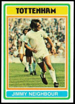 Topps (UK) - 'Footballers (Blue Back 111-220) Card #162 - Jim Neighbour (Tottenham)