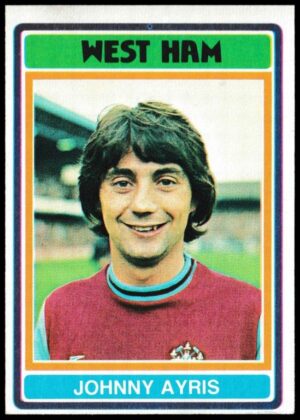 Topps (UK) - 'Footballers (Blue Back 111-220) Card #163 - Johnny Atris (West Ham United)