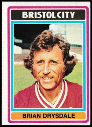 Topps (UK) - 'Footballers (Blue Back 111-220) Card #166 - Brian Drysdale (Bristol City)