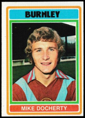 Topps (UK) - 'Footballers (Blue Back 111-220) Card #168 - Micke Docherty (Burnley)