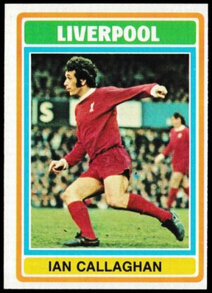 Topps (UK) - 'Footballers (Blue Back 111-220) Card #174 - Ian Callaghan (Liverpool) Topps (UK) - 'Footballers (Blue Back 111-220) Card #174 - Ian Callaghan (Liverpool)