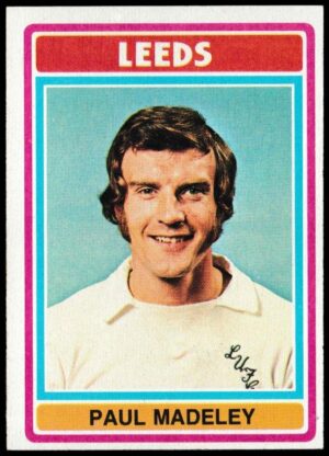 Topps (UK) - 'Footballers (Blue Back 111-220) Card #175 - Paul Madeley (Leeds United)