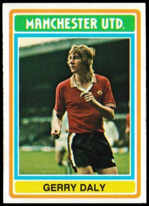Topps (UK) - 'Footballers (Blue Back 111-220) Card #177 - Gerry Daly (Manchester United)